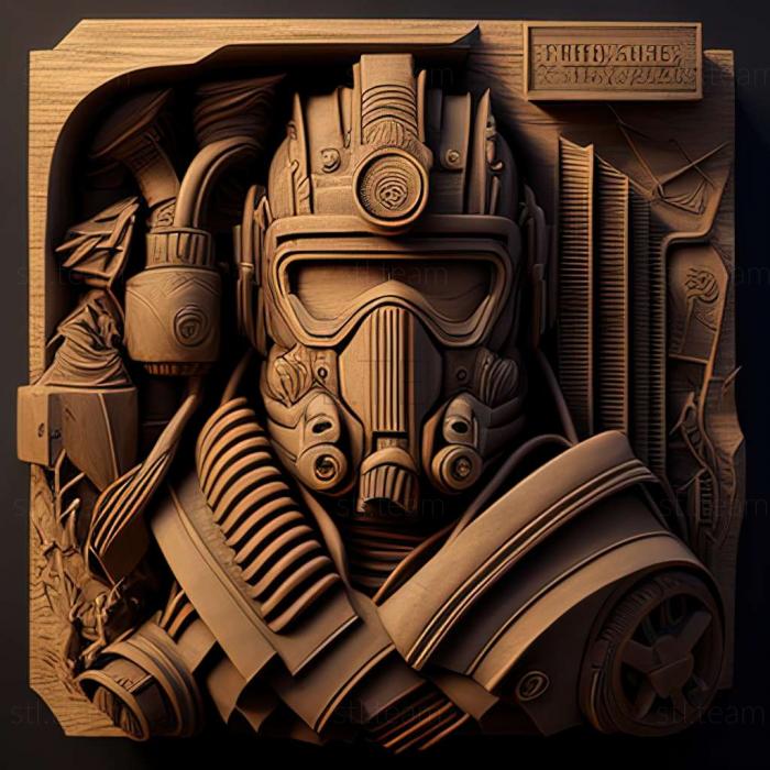 3D model Fallout Tactics Brotherhood of Steel game (STL)